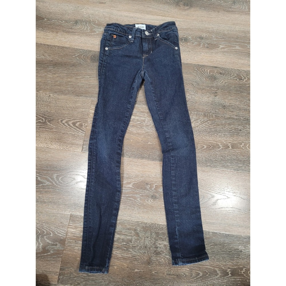 Hudson Jeans Girls Dark‎ Wash Skinny Denim Pants size 10 #3